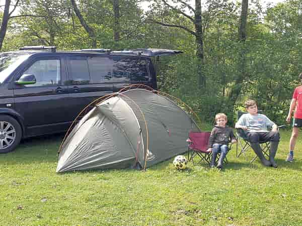 Non-electric grass campervan pitch