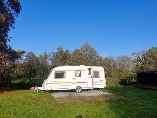 Electric optional hardstanding touring pitch