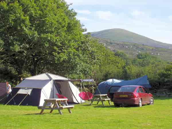 Non-electric grass tent, trailer tent or campervan pitch (maximum 2 adults)