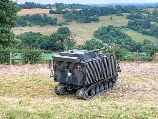 Tank camping pod