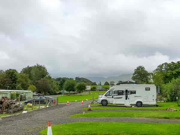 Electric hardstanding motorhome pitch