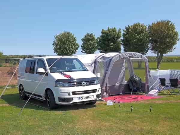 Electric grass touring pitch