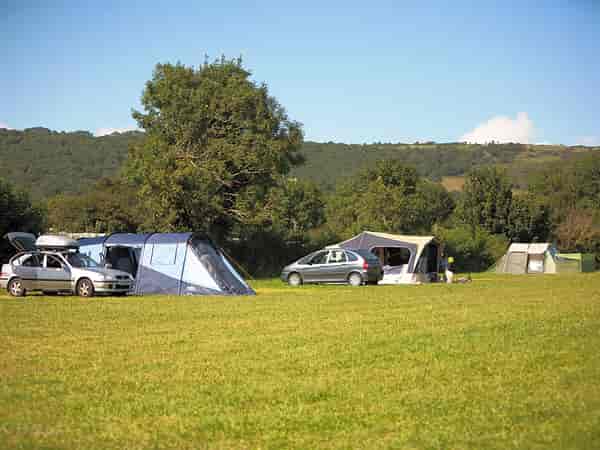 Tor View non-electric grass tent or trailer tent pitch (no pets)
