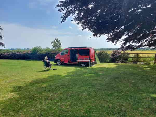 Electric grass touring pitch