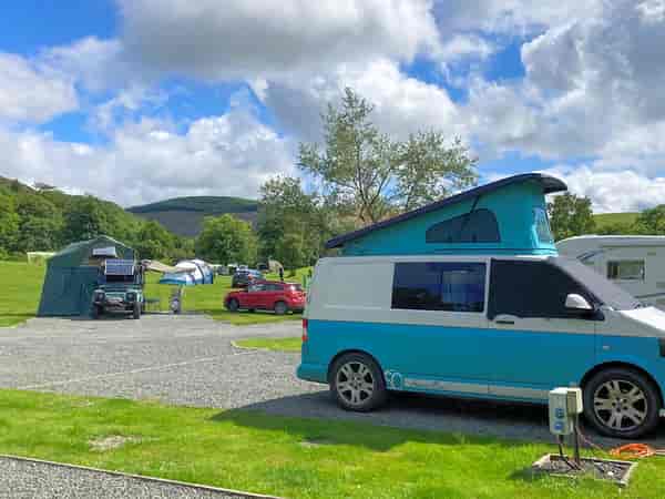 Electric hardstanding touring pitch