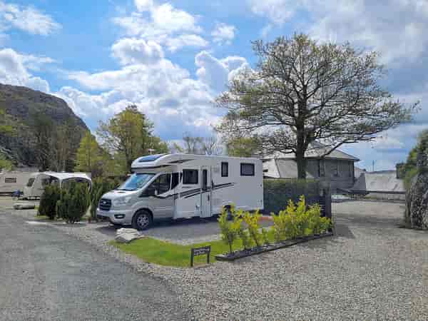 Powered gravel RV site (no awning)