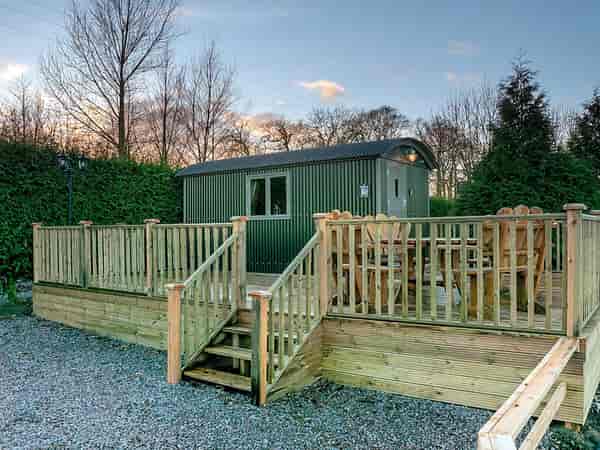 The Hideaway shepherd's hut
