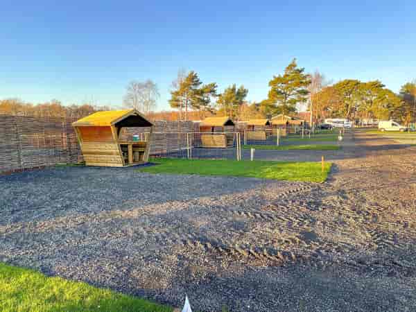Pine Views fully-serviced cement/asphalt and grass touring pitch (comfort)