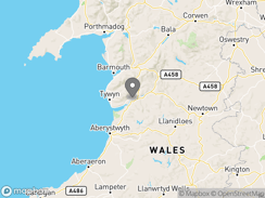 Location of coed-esgair-las-blue-ridge-woods-wildcamp