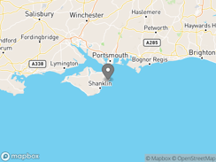 Location of whitecliff-bay-holiday-park