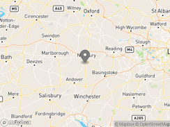 Location of oakley-farm-caravan-park