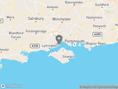 Location of lepe_meadows_campsite