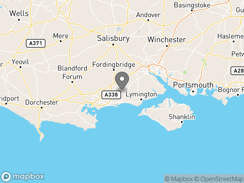 Location of holmsley-caravan-camping-site