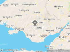 Location of dare-valley-country-park