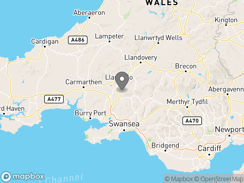 Location of llandyfan-camping-and-fishing