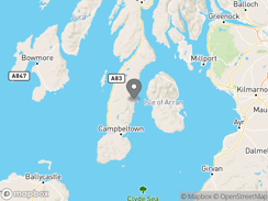 Location of carradale-bay-caravan-park