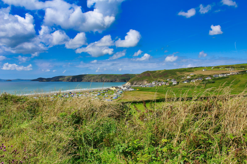 Newgale and the adjacent campsite (Lisa Baker/Unsplash)