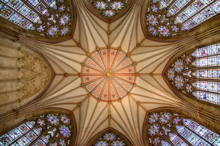 The Chapter House ceiling in York Minster (Ian Kelsall/Pixabay)