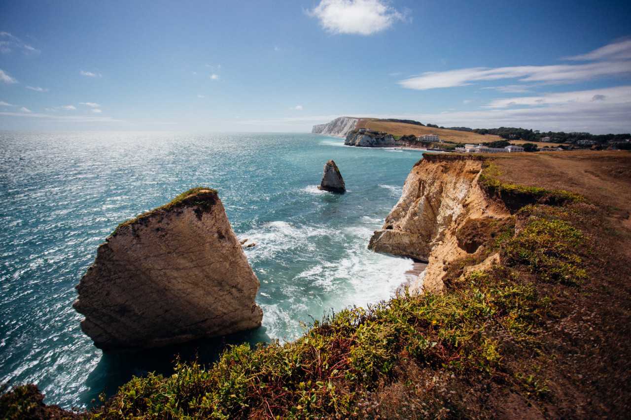 One of the many stunning sea views on the Isle of Wight