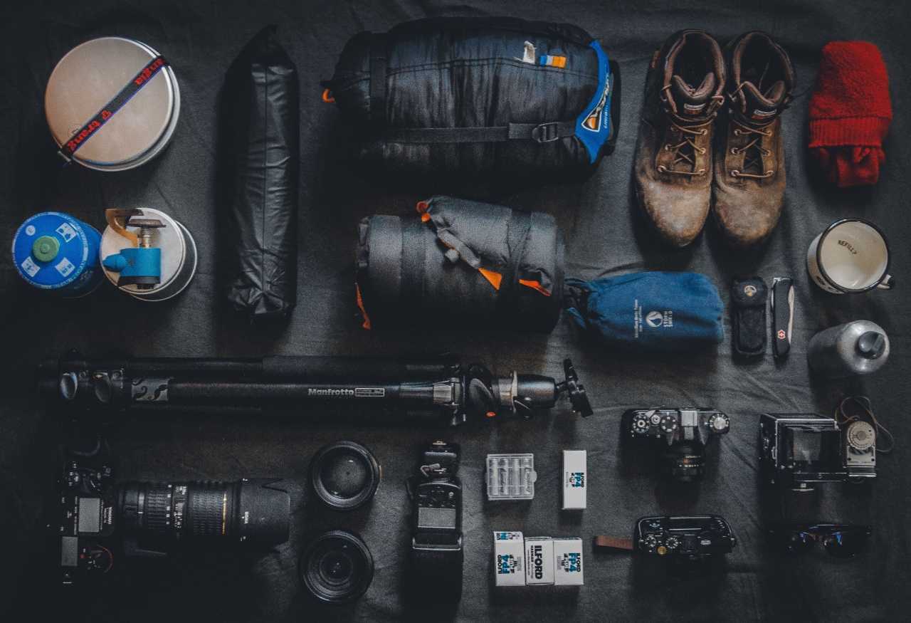 Camping equipment (Alexander Andrews / Unsplash)