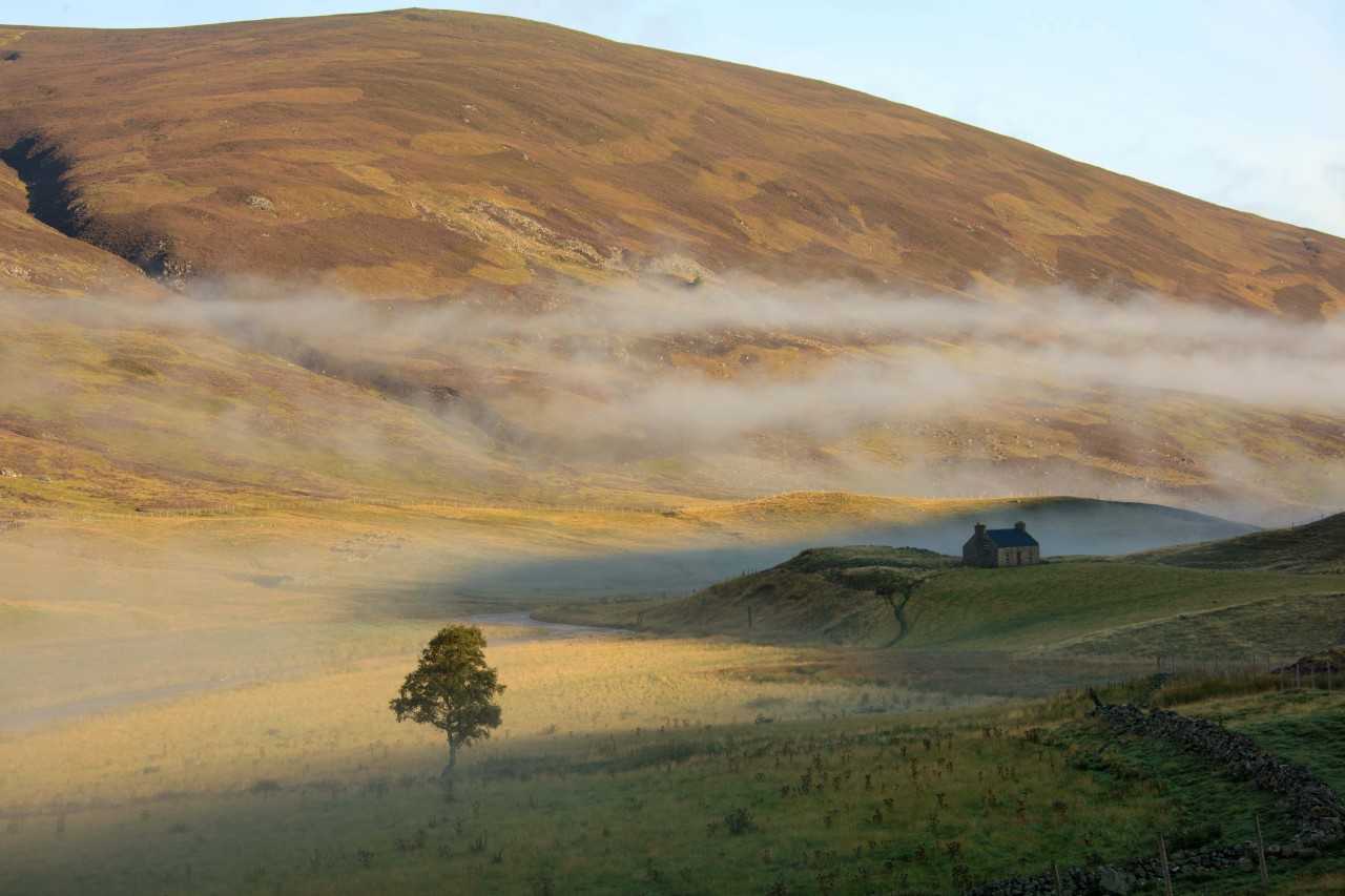 A remote cottage near Braemar (Martin Bennie/Unsplash)