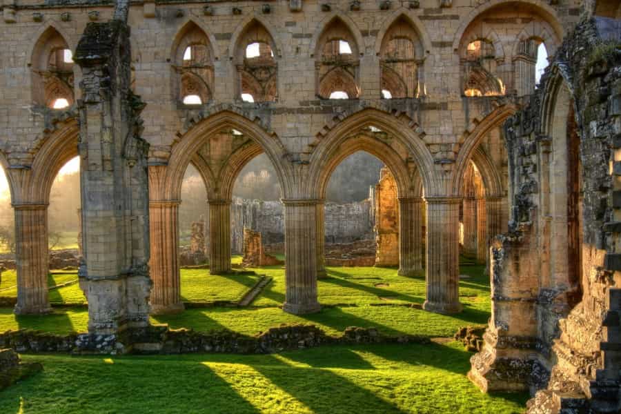 The beautiful ruins of Rievaulx Abbey (Mike Cassidy/Unsplash) 