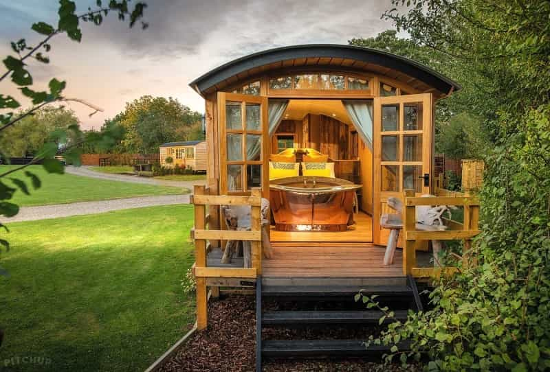 Glamping near the Malvern Hills