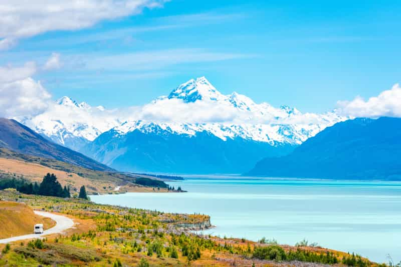 See some of New Zealand’s unrivalled scenery on a wild camping road trip in a motorhome (Sébastien Goldberg / Unsplash)