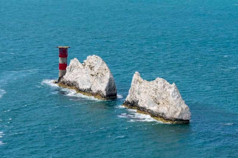 The Needles and Lighthouse near Alum Bay (Shaun Wadham on Unsplash)