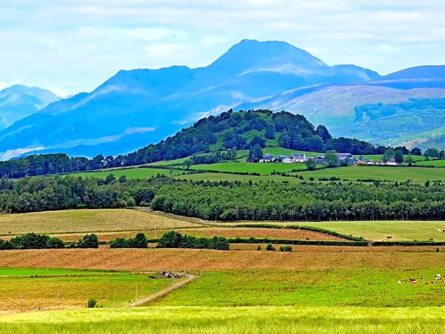 View from Lagganbeg Caravan Park, which has accessible facilities