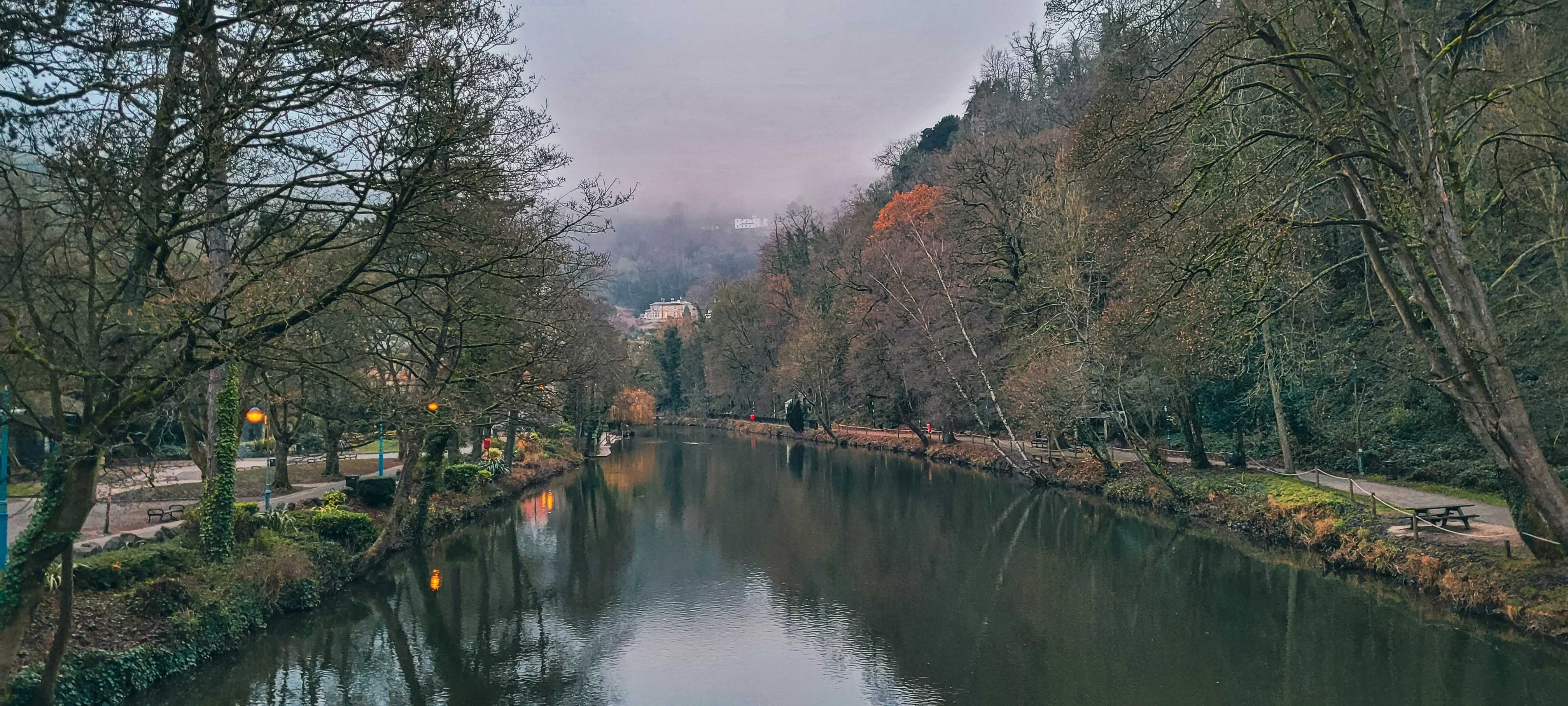 The River Derwent running though Matlock Bath (Nathan Eddy/Unsplash)