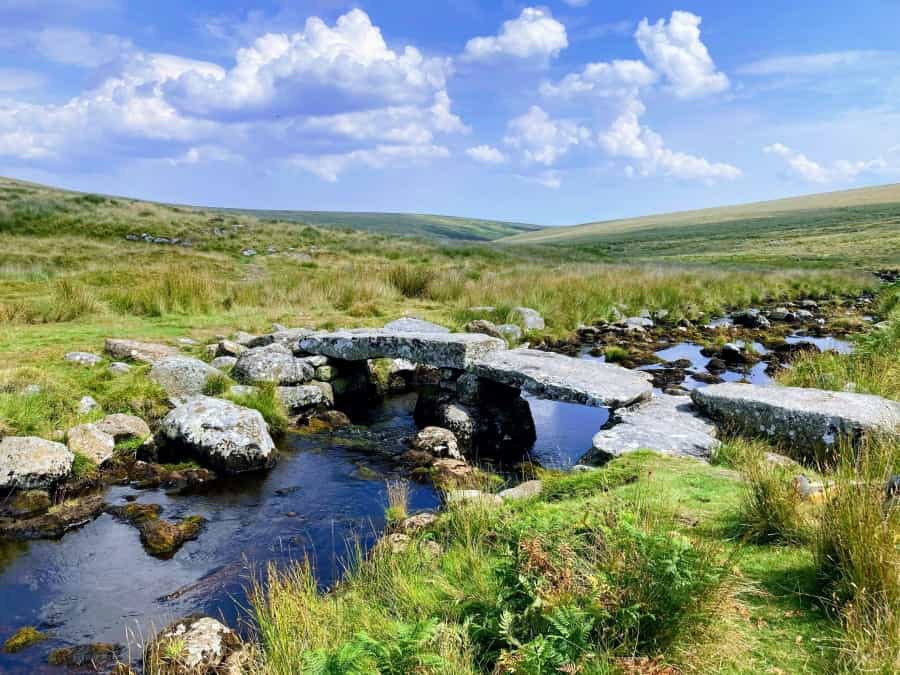 Example of a typical Dartmoor clapper bridge (Ben Wrigley/Unsplash)