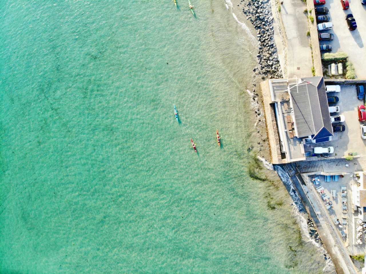 Kayaking at Marazion Beach