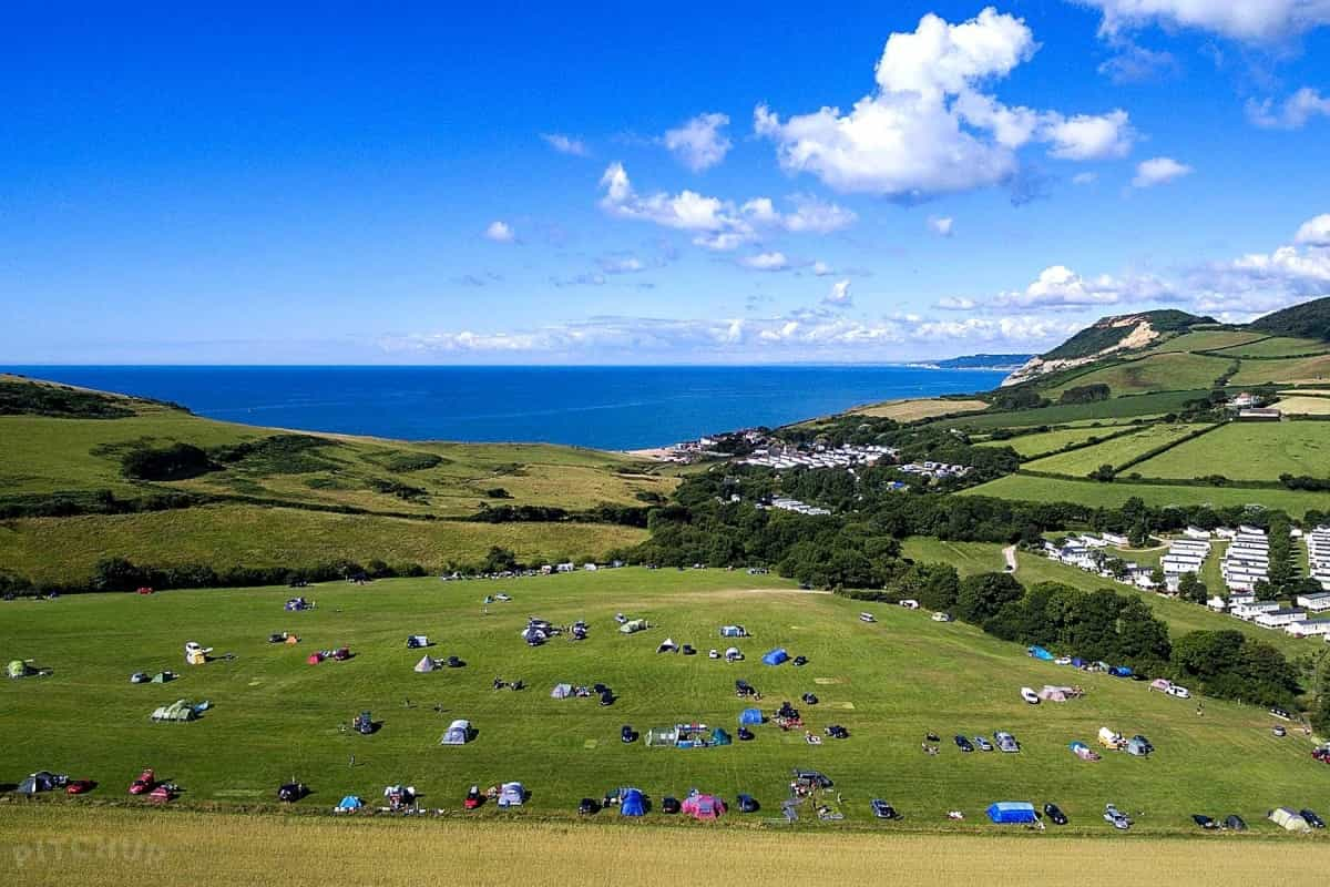 The views from Golden Cap Holiday Park are spectacular