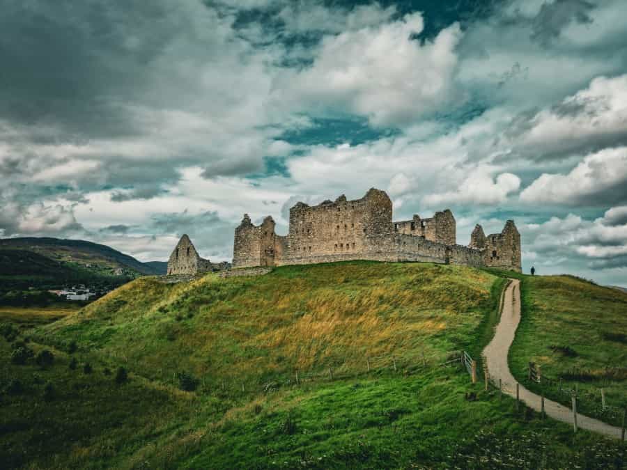 The hilltop remains of Ruthven Barracks (Johnny Brigs/Unsplash)