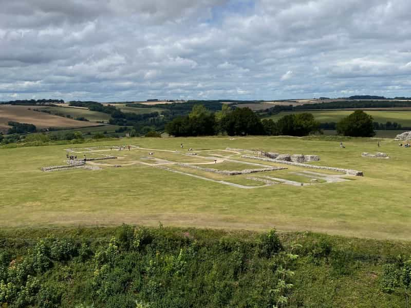 Old Sarum, where Salisbury’s first cathedral once stood