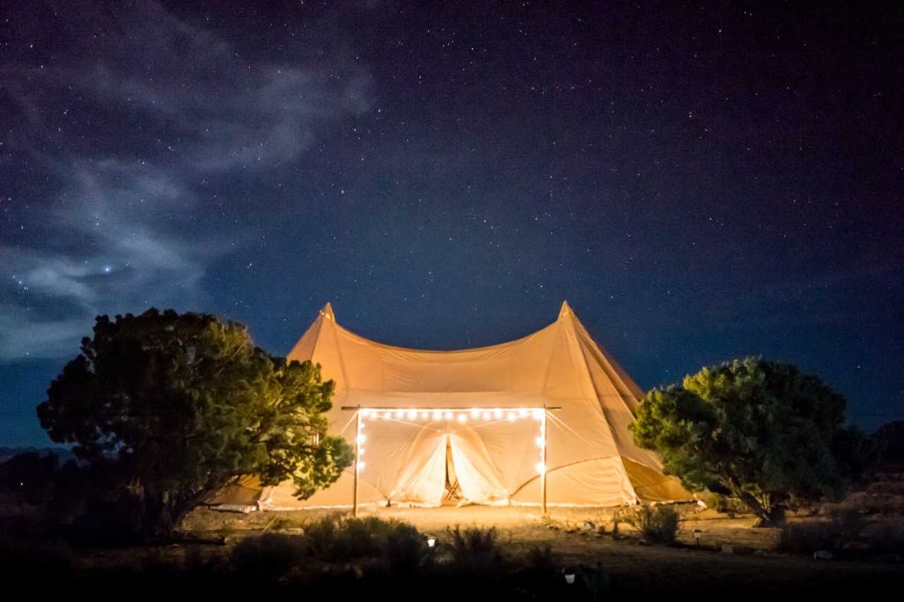 Three Ways To Light A Tent Scene On a Low Budget