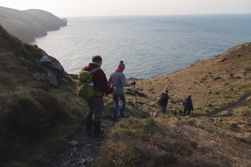 Hiking near Boscastle in Devon