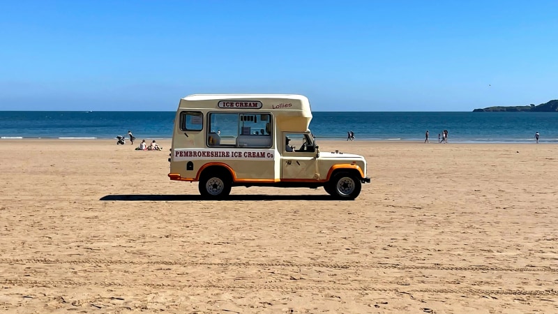 A welcome sight on one of Tenby’s beaches (Colin White/Unsplash)