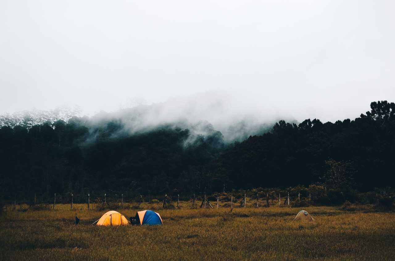 Clouds over a camping field (Ridwan Kosasih / Unsplash)