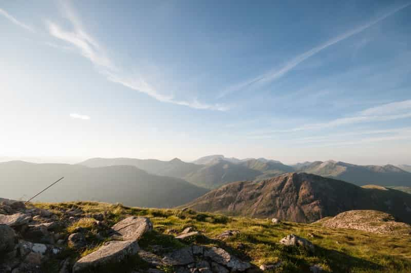 Glorious views reward scramblers at the top of Aonach Eagach Ridge (Jonathan Bean on Unsplash)