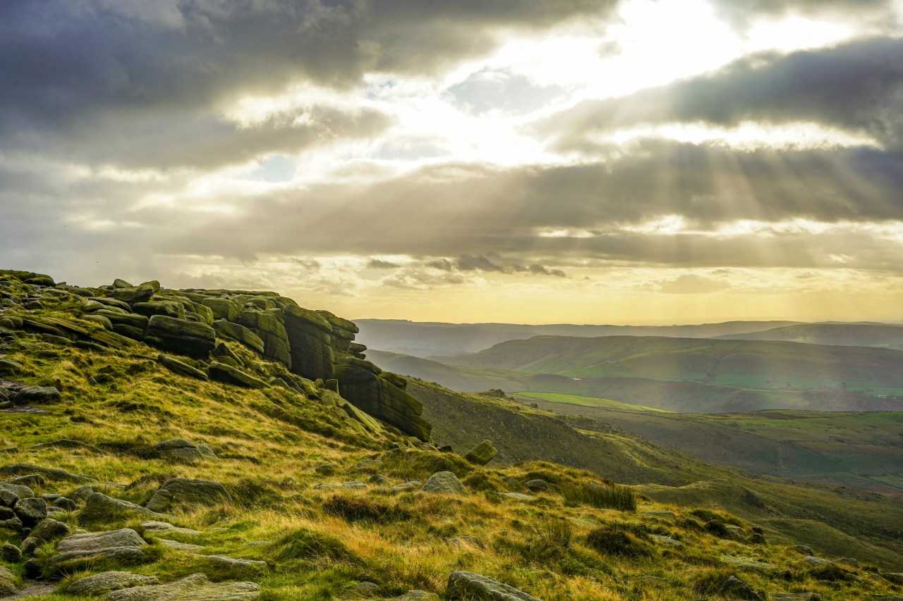 The stunning views of the Peak District, the UK’s oldest national park (Tom Wheatley/Unsplash)