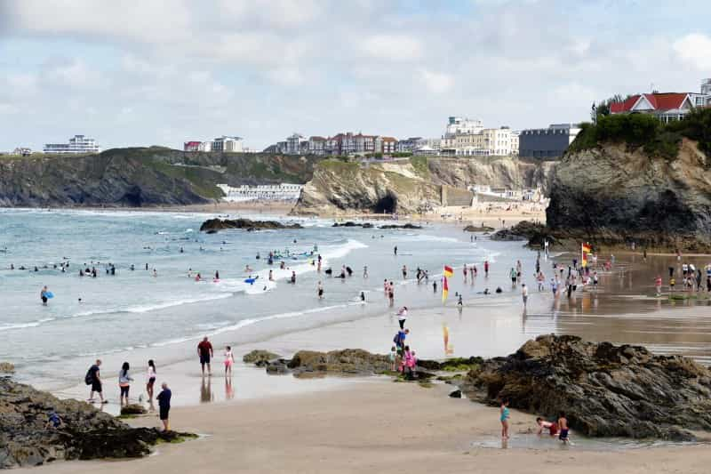 Newquay’s main beach (Pixabay)