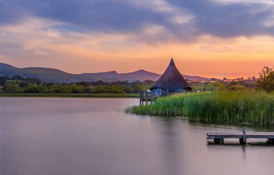 Llangorse Lake is a great place to spot wildlife at sunset (Jonny Gios/Unsplash)
