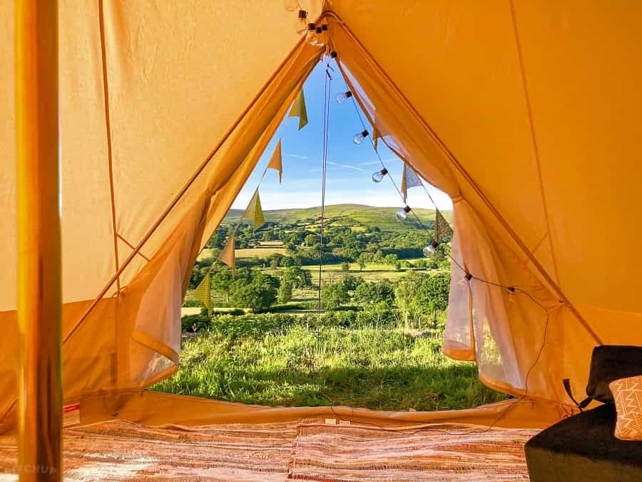 Glamping at Yellands Farm, Dartmoor