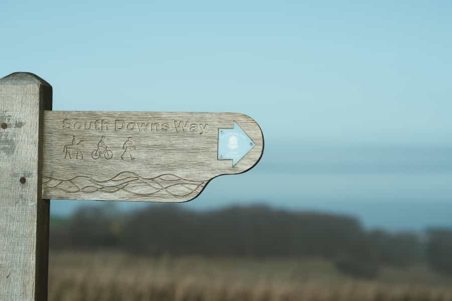 The South Downs Way runs for 100 miles across the national park (Annie Spratt/Unsplash)