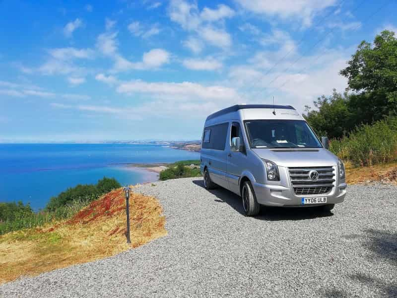 Coastal camping in Ceredigion