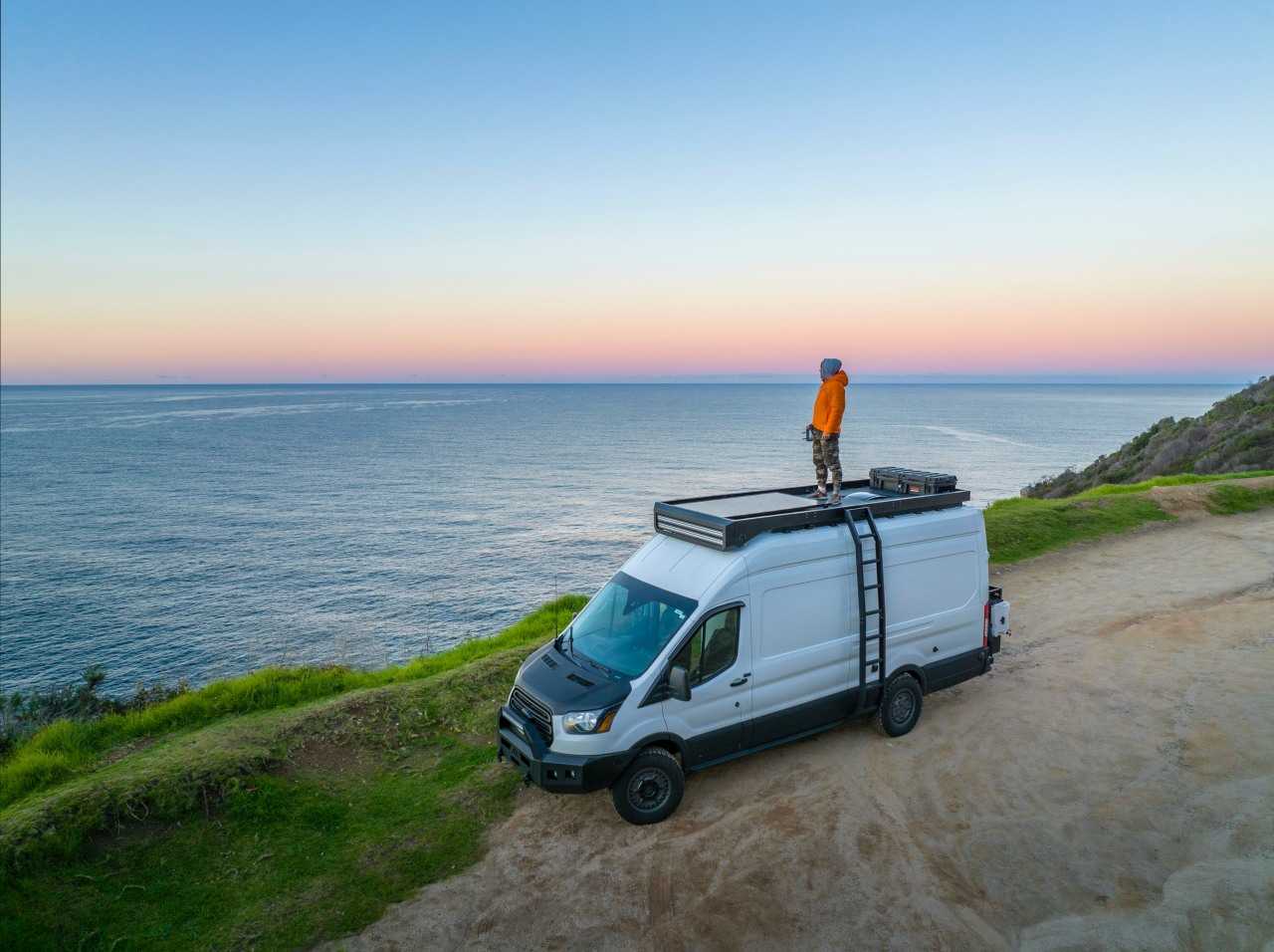 Touring caravan in a remote destination (Stephen Leonardi/Unsplash)