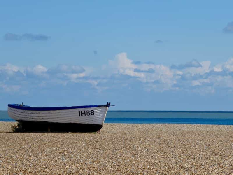 At peace on Aldeburgh pebbles (Linda McPhee on Unsplash)