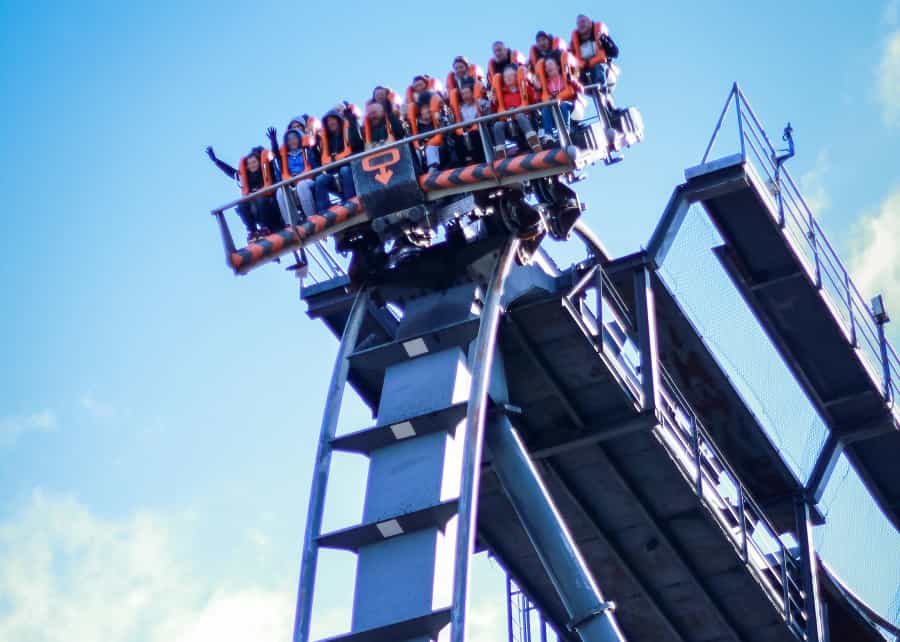 The Oblivion ride at Alton Towers (Jacob Capener/Unsplash)